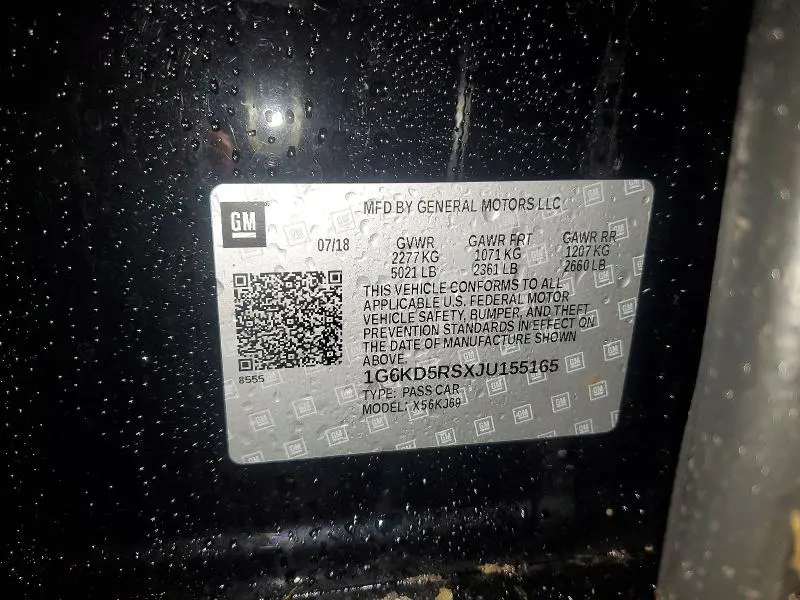 2018 CADILLAC CT6 LUXURY  