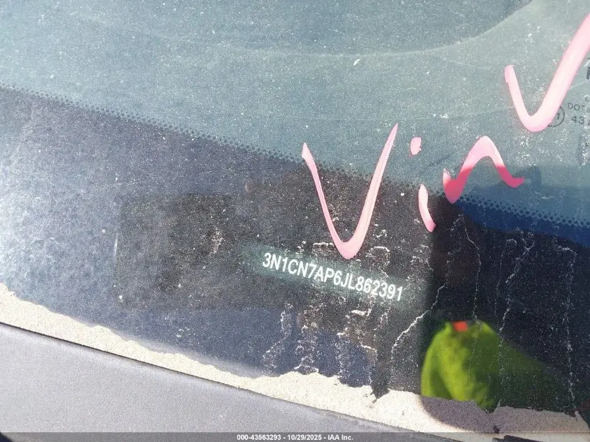 2018 NISSAN VERSA 1.6 SV