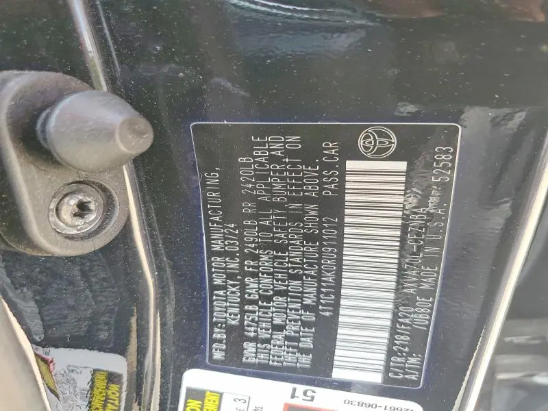 2024 TOYOTA CAMRY LE  