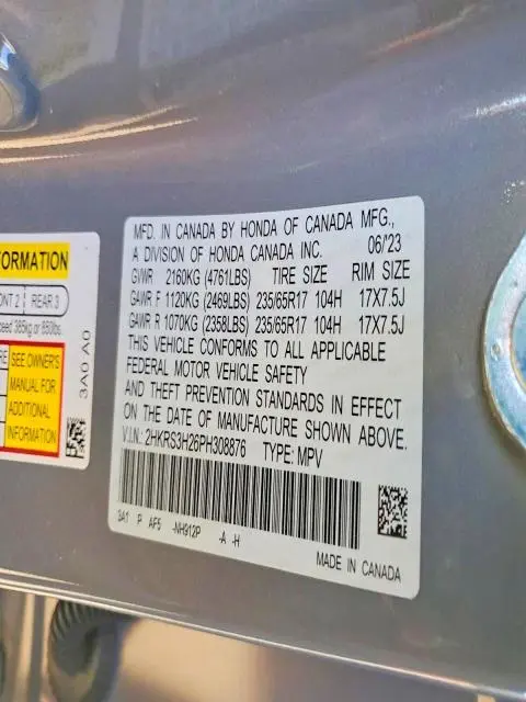 2023 HONDA CR-V LX  