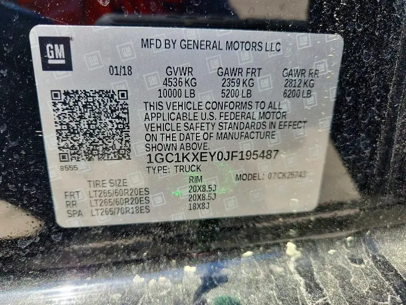 2018 CHEVROLET SILVERADO K2500 HIGH COUNTRY  