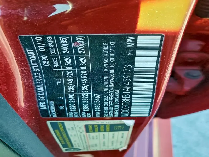 2010 MERCEDES-BENZ GLK 350 4MATIC  