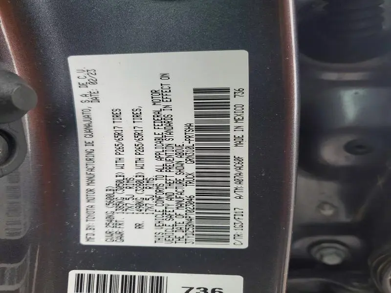 2023 TOYOTA TACOMA TRD SPORT  