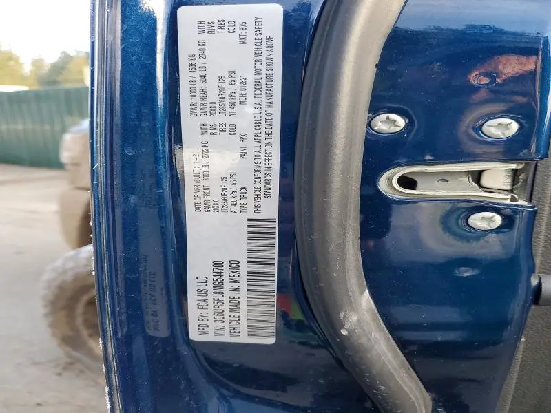 2021 RAM 2500 LARAMIE  