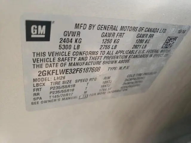 2015 GMC TERRAIN SLE  