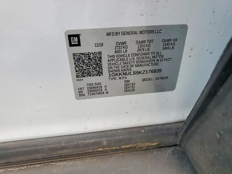 2019 GMC ACADIA SLT-1  