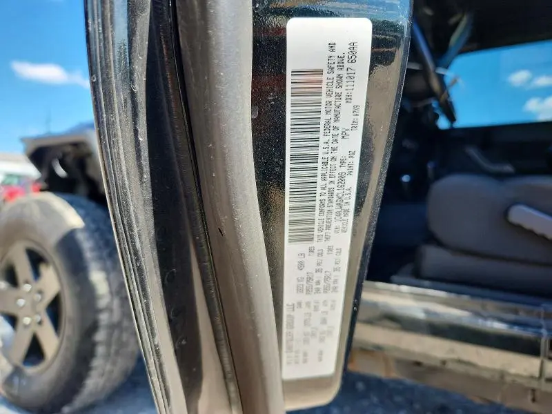 2012 JEEP WRANGLER SPORT  