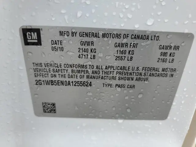 2010 CHEVROLET IMPALA LT  