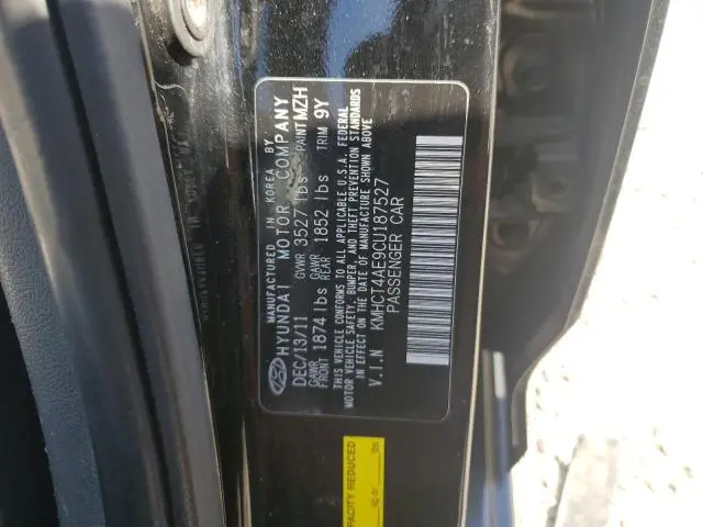2012 HYUNDAI ACCENT GLS  