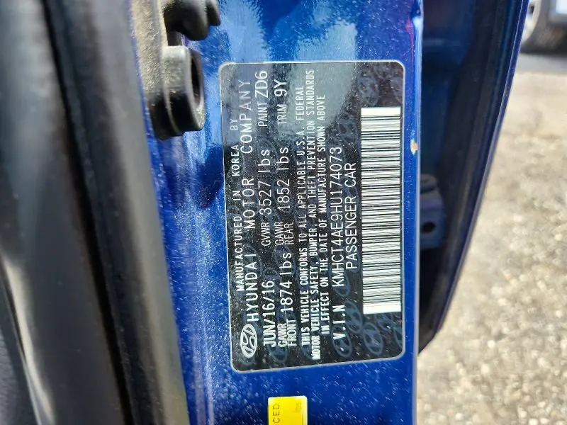 2017 HYUNDAI ACCENT SE  