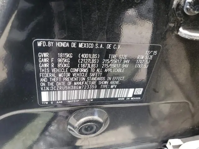 2016 HONDA HR-V LX  