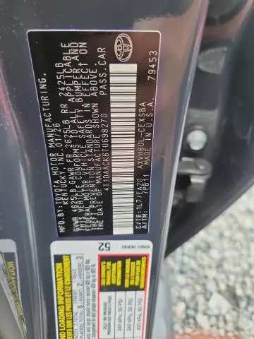 2026 TOYOTA CAMRY SE  