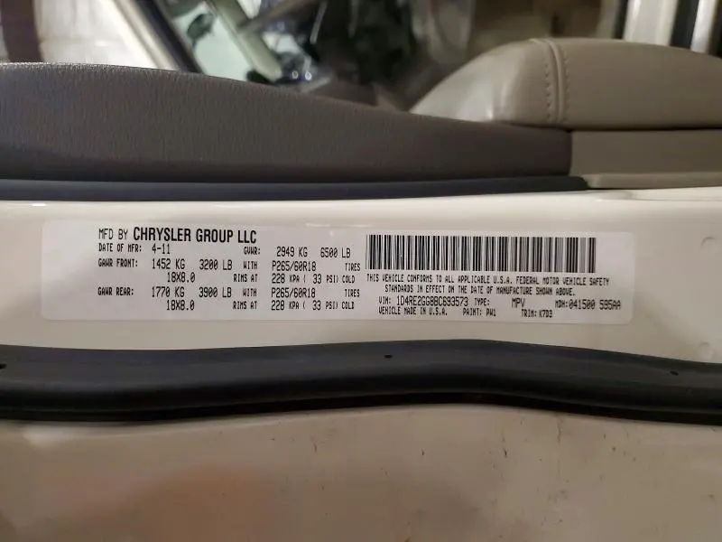 2011 DODGE DURANGO EXPRESS  