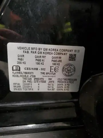 2021 BUICK ENCORE GX SELECT  