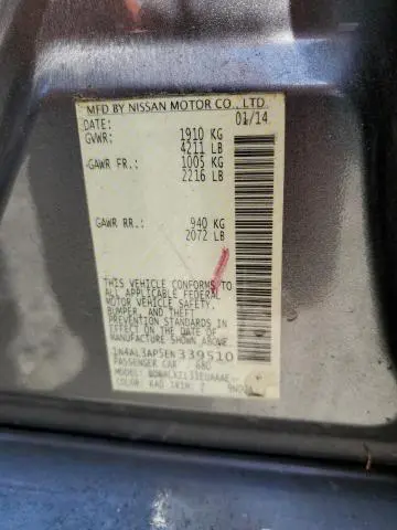 2014 NISSAN ALTIMA 2.5  