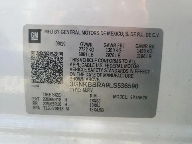 2020 CHEVROLET BLAZER 1LT  