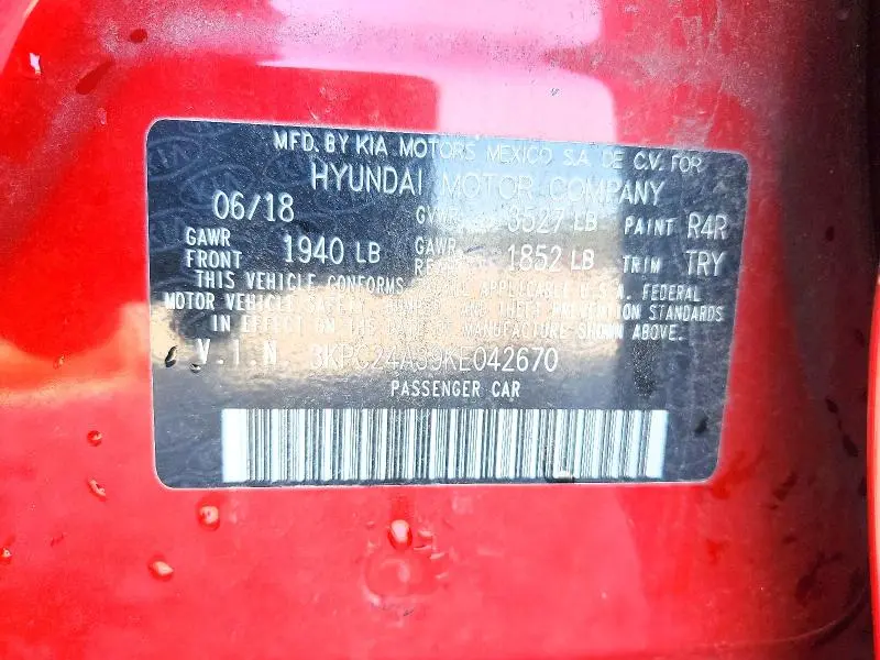 2019 HYUNDAI ACCENT SE  