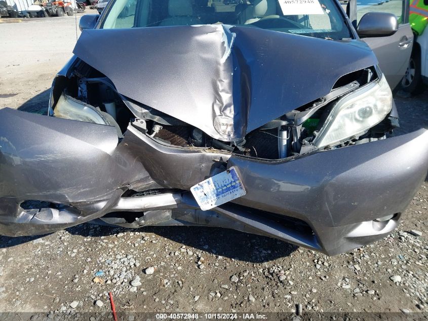 2013 TOYOTA SIENNA XLE V6 8 PASSENGER