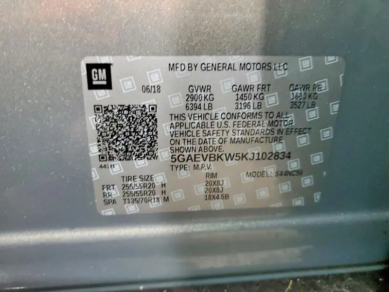 2019 BUICK ENCLAVE PREMIUM  