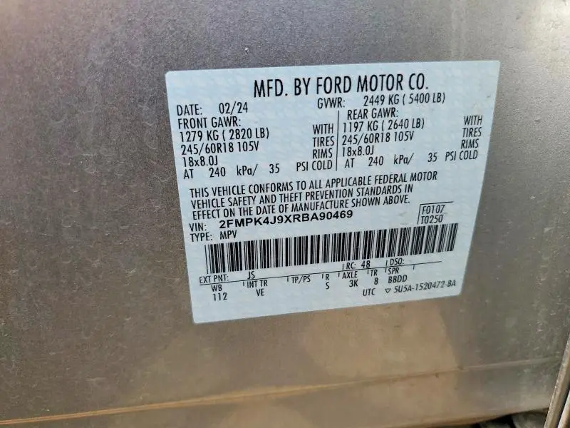 2024 FORD EDGE SEL  