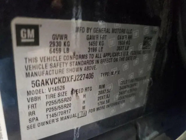 2015 BUICK ENCLAVE