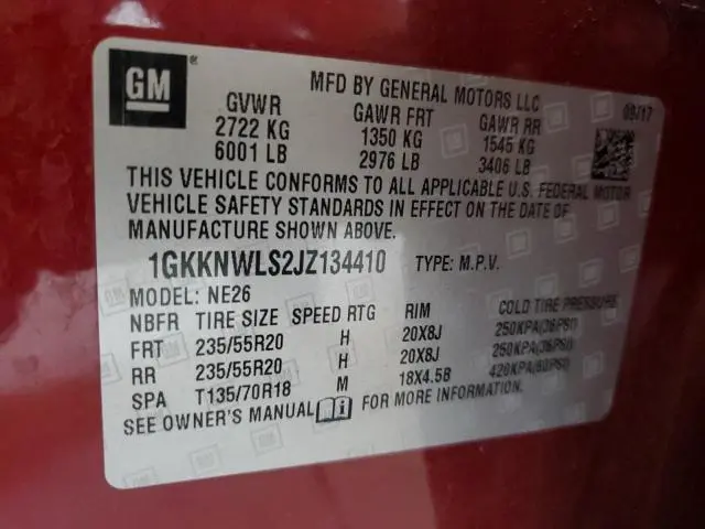 2018 GMC ACADIA SLT-2  