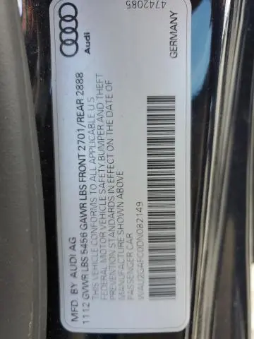 2013 AUDI A7 PRESTIGE  