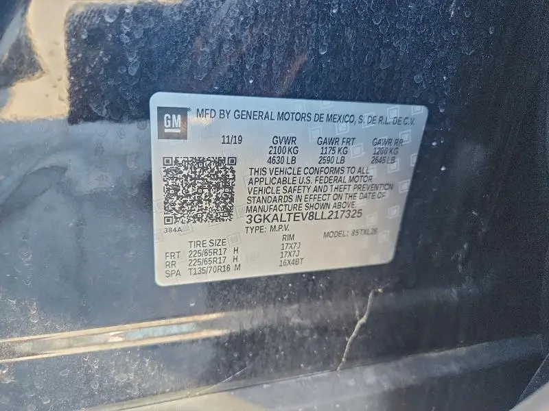 2020 GMC TERRAIN SLE  