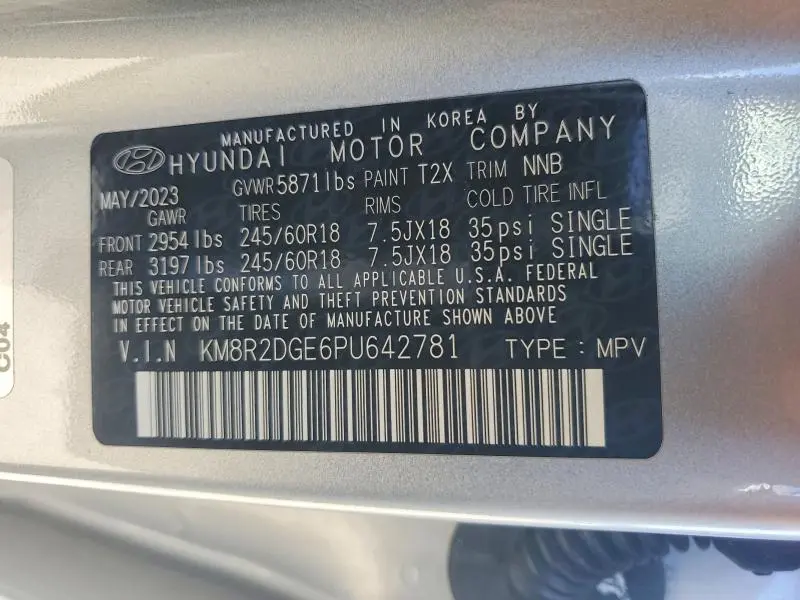 2023 HYUNDAI PALISADE SEL  