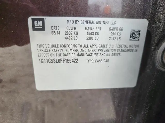 2015 CHEVROLET MALIBU 1LT  
