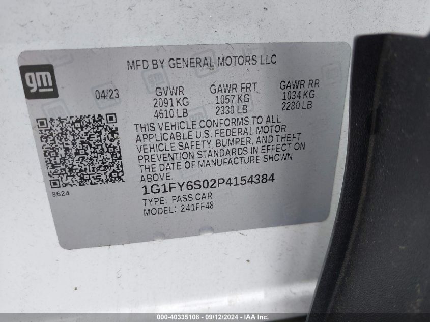 2023 CHEVROLET BOLT EUV FWD LT