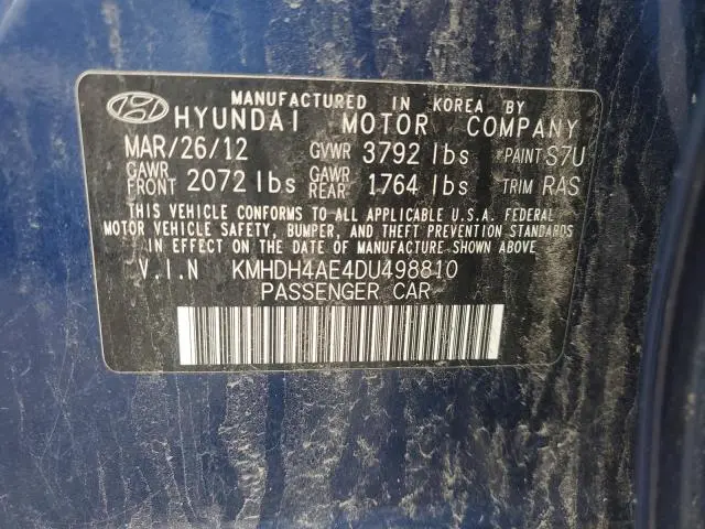 2013 HYUNDAI ELANTRA GLS