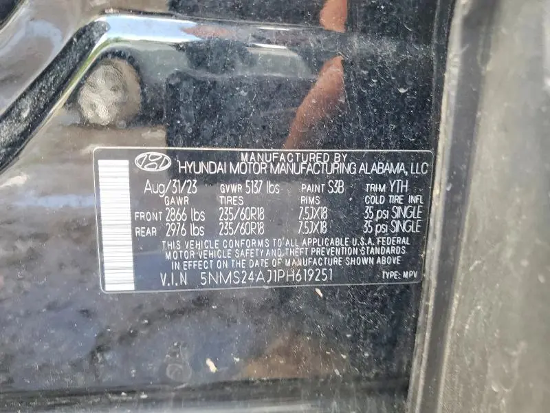 2023 HYUNDAI SANTA FE SEL  