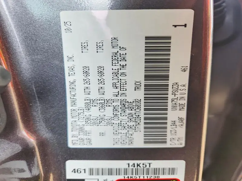 2026 TOYOTA TUNDRA 1794 EDITION  