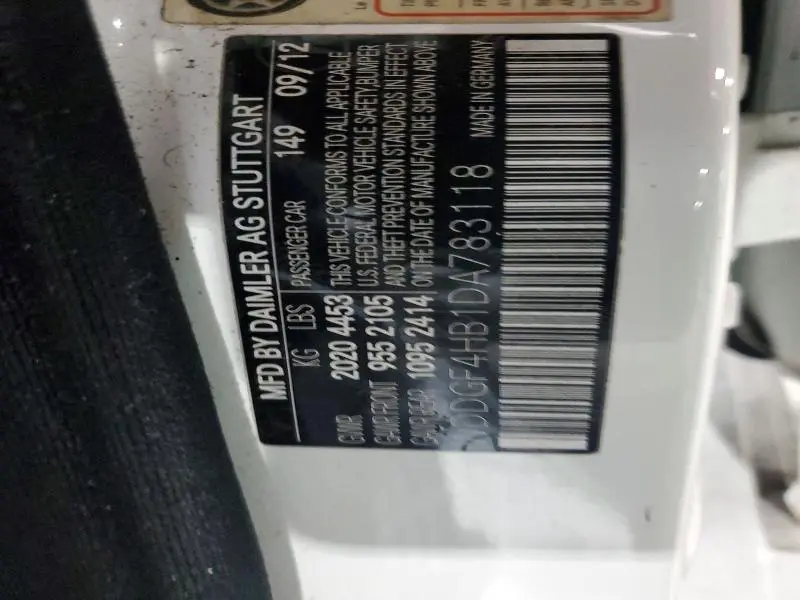 2013 MERCEDES-BENZ C 250  