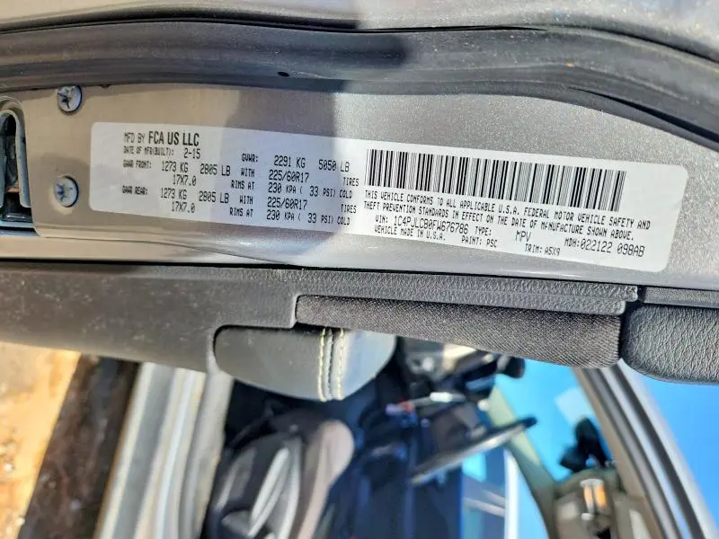 2015 JEEP CHEROKEE LATITUDE  