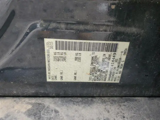 2016 NISSAN MAXIMA 3.5S  