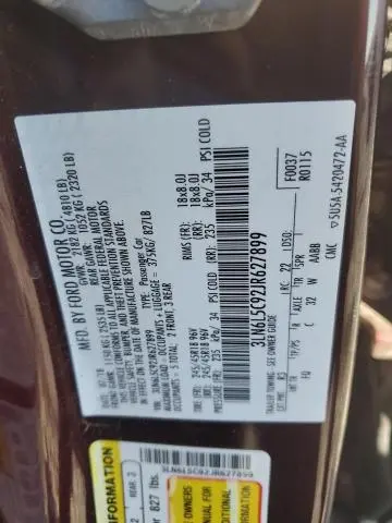 2018 LINCOLN MKZ SELECT  