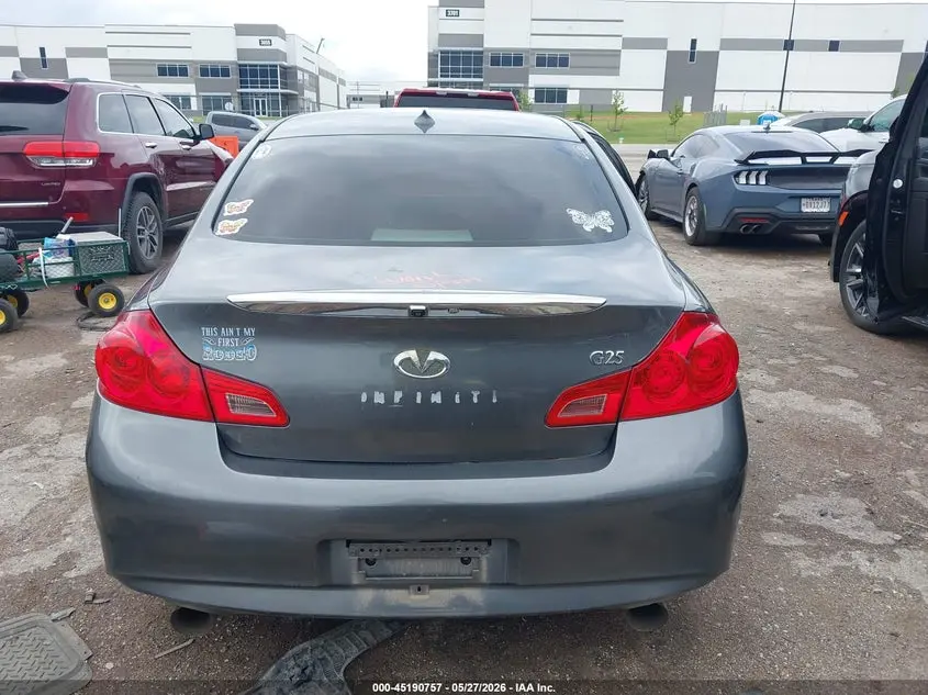 2012 INFINITI G25 JOURNEY