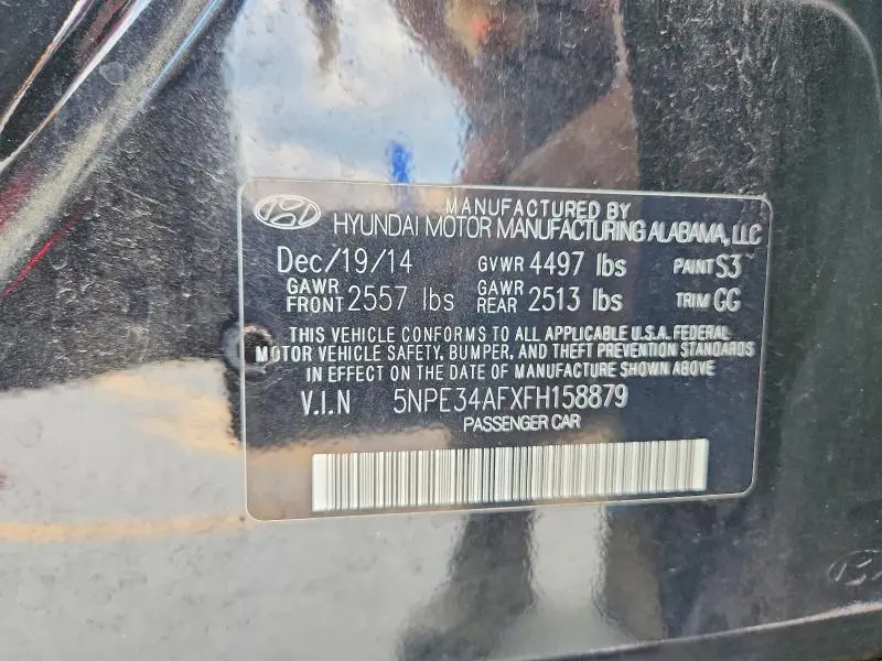 2015 HYUNDAI SONATA SPORT  