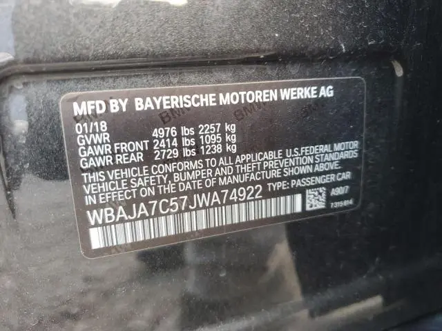 2018 BMW 530 XI