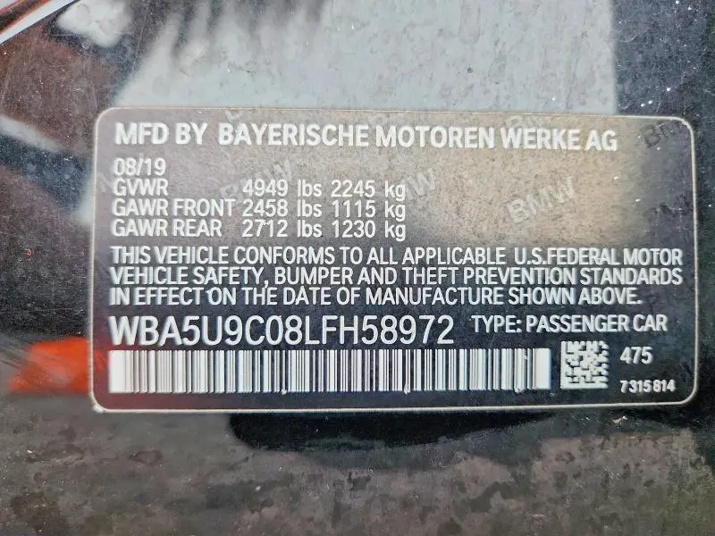 2020 BMW M340XI   