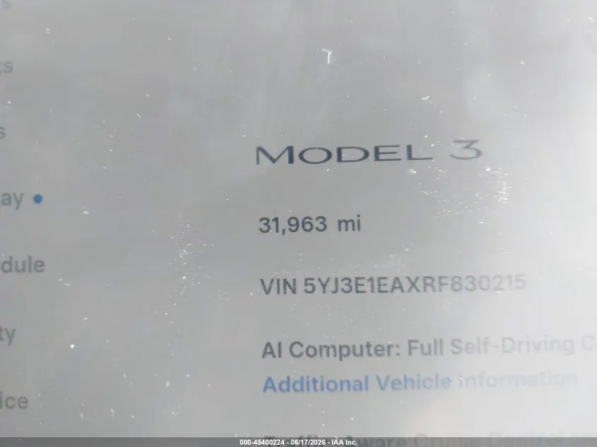 2024 TESLA MODEL 3 LONG RANGE DUAL MOTOR ALL-WHEEL DRIVE/REAR-WHEEL DRIVE