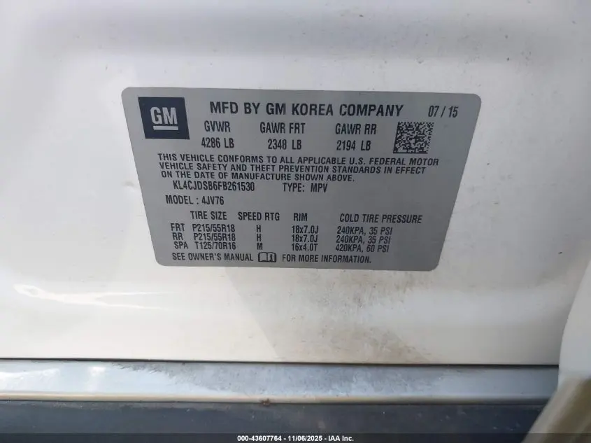 2015 BUICK ENCORE PREMIUM