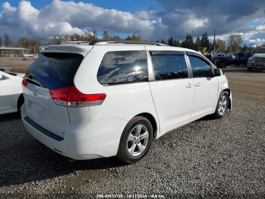 2013 TOYOTA SIENNA LE V6 8 PASSENGER