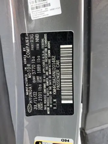 2022 HYUNDAI VENUE SEL