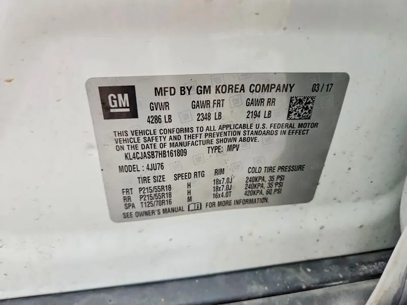 2017 BUICK ENCORE PREFERRED  