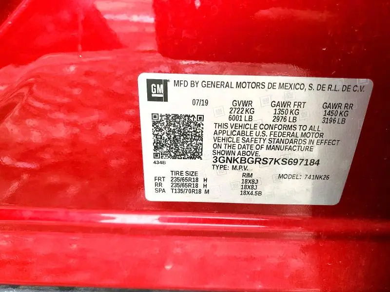 2019 CHEVROLET BLAZER 2LT  