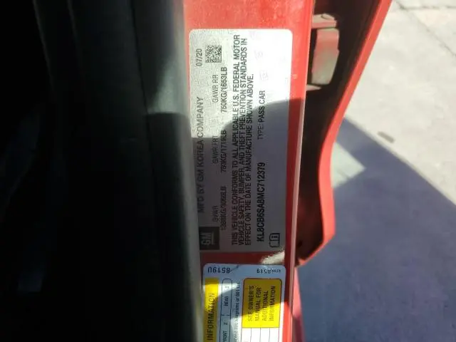 2021 CHEVROLET SPARK LS  