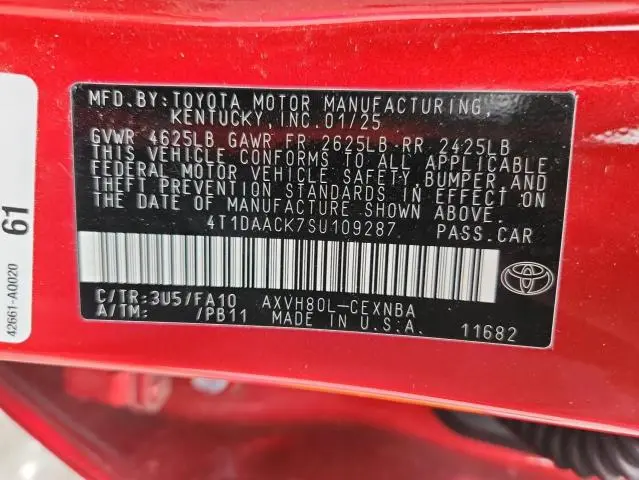 2025 TOYOTA CAMRY XSE  